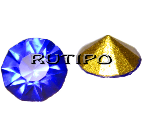 Конусный страз Sapphire 2мм,шт