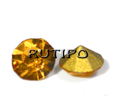 100шт, Конусные стразы Topaz 2.8мм