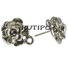 Декоративные пусеты Antique Silver, пара 