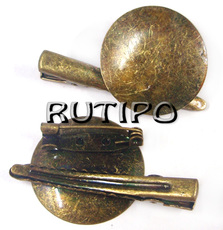 Base for a brooch and a hairpin, 29mm, pcs