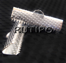 100шт, Зажимы Silver 25мм