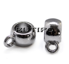 Pendant holder Gunmetal, 12*8*6mm, pcs