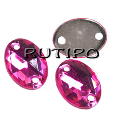 Sewing stone 10 * 8mm, pcs