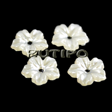 Acrylic flower, 9mm, pcs