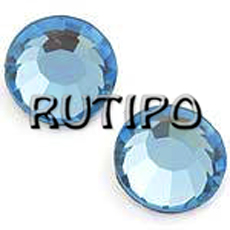 Стразы HotFix Aquamarine 6.3-6.5мм, шт