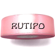 8037 Satin ribbon with lurex, 2.5cm * 1m
