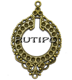 Коннектор Antique Bronze 49*31мм, шт