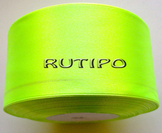 8073 Satin ribbon bright green, 5cm * 32.5m (reel)