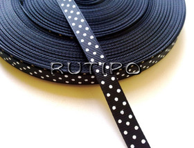 Лента в горошек, 1см*1м