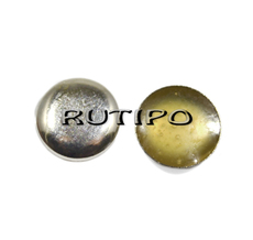 HotFix metal rhinestones round 9mm, pcs