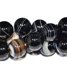 Agate beads 14mm, about 28pcs/strand