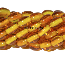 Beads amber (bernite) olive 8 * 6mm, pcs