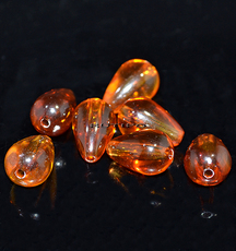 Bead Amber (bernite) 15*10mm, pcs.