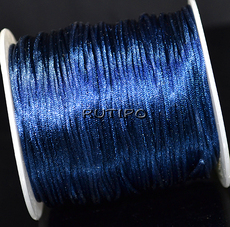 Nylonovy cord Midnight Blue, 1mm, 70m (cat)