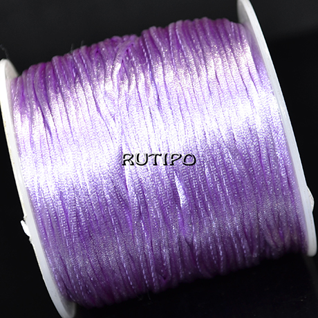 Атласный нейлоновый шнур Plum, 1мм, 70м (катушка)