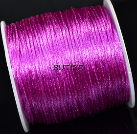 Атласный нейлоновый шнур Purple, 1мм, 70м (катушка)