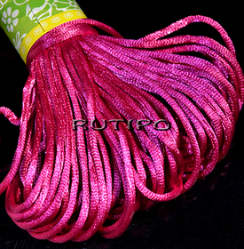 Атласный шнур Medium Violet Red 2.5мм, моток 20м