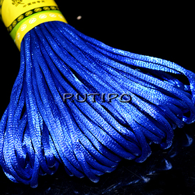 Атласный шнур Blue 2.5мм, моток 20м