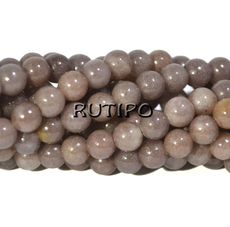 Purple quartzite bead, 4mm, pcs