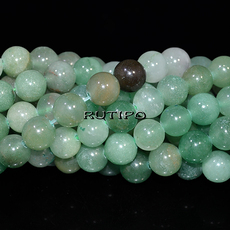 Aventurine beads, 8-9mm, about 41pcs/strand