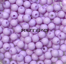 Acrylic bead Plum 4mm, 200pcs