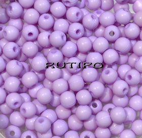 Acrylic bead Plum 4mm, 200pcs