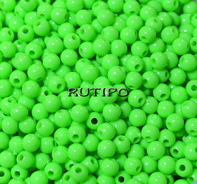 Bead LightGreen 4mm, pcs.