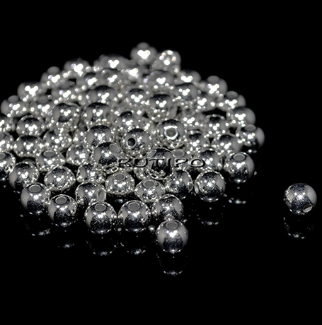 500шт, Бусины Platinum 5мм