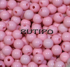 100шт, Бусины PearlPink 6мм