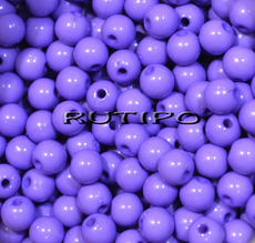 100шт, Намистини MediumPurple, 6мм
