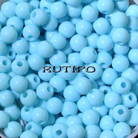 400шт, Бусины SkyBlue, 6мм