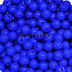 400шт, Бусины Blue 6мм