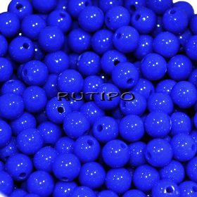 400шт, Бусины Blue 6мм
