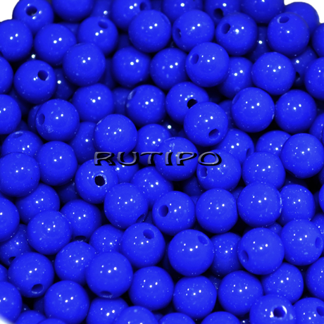 400шт, Бусины Blue 6мм