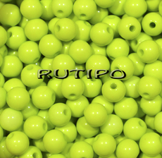400шт, Бусины GreenYellow 6мм