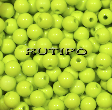 400шт, Бусины GreenYellow 6мм