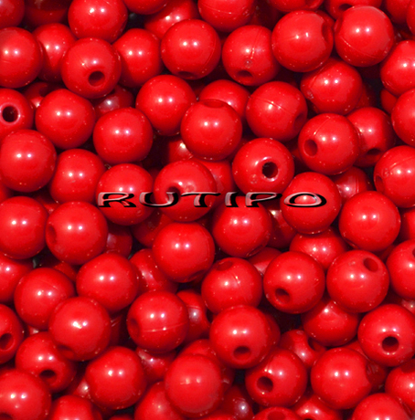 Бусина Red 6мм, шт