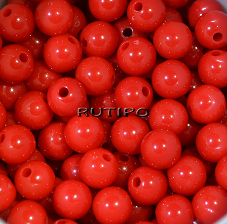 Бусина Red 8мм, шт