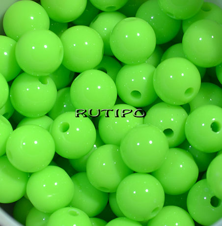 Бусина Lime 10мм, шт