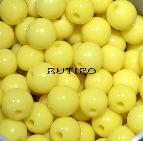 Бусина Yellow 9.5мм, шт