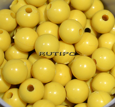 Бусина Yellow 10мм, шт