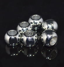 Platinum Acrylic bead, 10*7mm, pcs