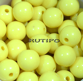 Намистина Yellow 12мм, шт