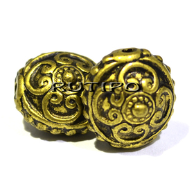 Vintage bronze bead 15*14mm, pcs
