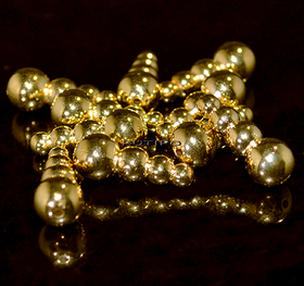 Намистина Golden, 20*8мм, шт