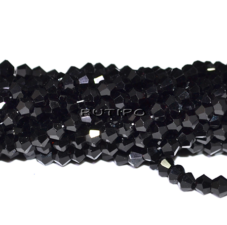 Биконус Black, 3.5-3.8мм, низка 35см (ок. 110шт)
