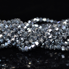 Біконуси Platinum, 3.5-3.8мм, нитка 35см (бл. 110шт)