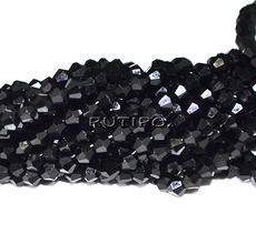 Біконуси Black, 2.9-3.3мм, нитка 39см (бл. 140шт)