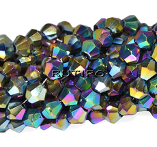 Біконус Colorful, 4мм, нитка 36см (бл. 90шт)
