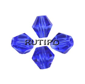 Біконус RoyalBlue, 4*4мм, шт